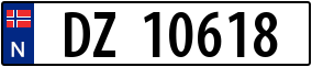Truck License Plate